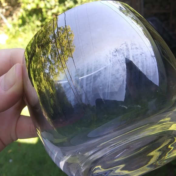 Mid century modern silver fade rolly polly glasses Set of four glasses SET B - Picture 14 of 15